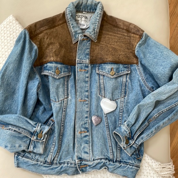 Pepe Jeans Jackets & Blazers - Vintage PEPE Denim & Leather Trim Jacket💖HP💖